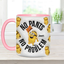 Load image into Gallery viewer, Personalized Minion Mug Custom Name No Pants No Problem Gift
