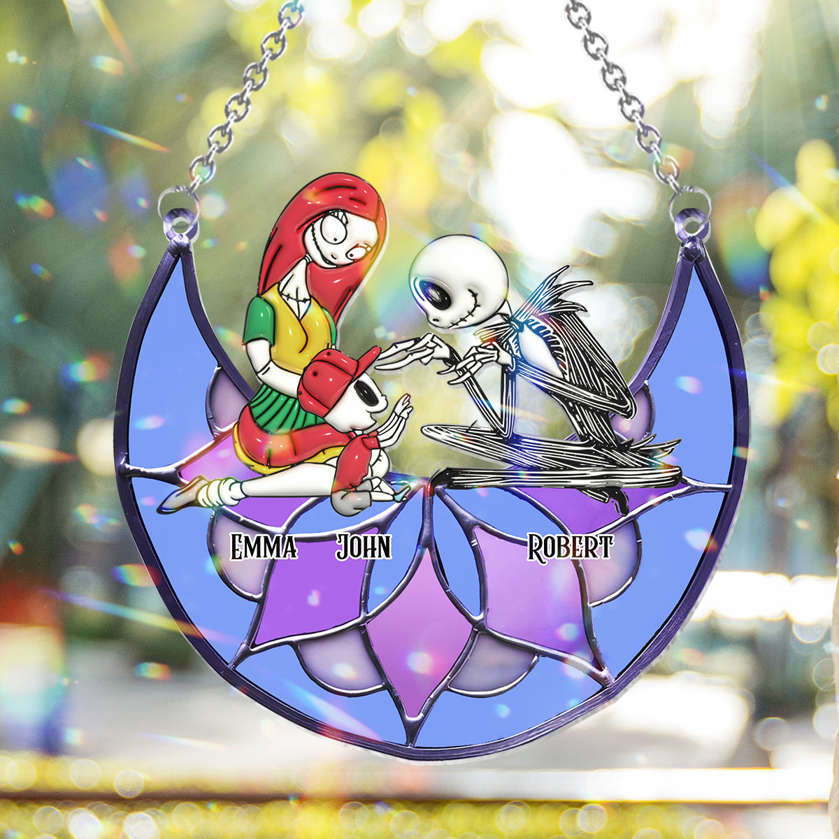 Personalized Nightmare Window Hanging Suncatcher Ornament Gift for Animal Lovers