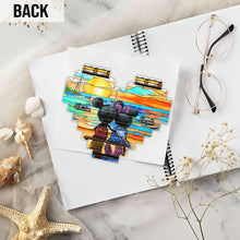 Load image into Gallery viewer, Personalized Heart Building Brick Blocks Sunset Design Gift for Couples
