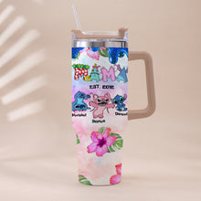 Load image into Gallery viewer, Personalized Ohana Tumbler with Handle Custom Name Gift for Mom
