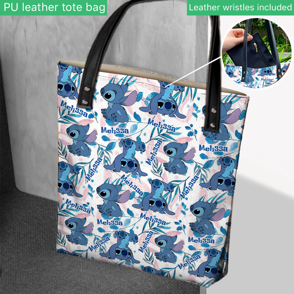 Personalized Ohana Tote Bag Custom Name Summer Gift