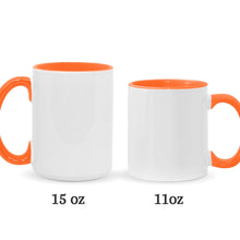 Load image into Gallery viewer, Personalized Halloween Accent Mug Cute Cat Design Gift
