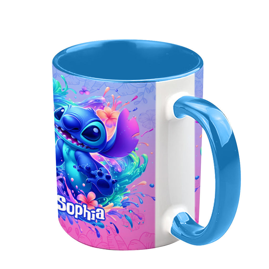Personalized Ohana Accent Mug Custom Name Gift for Mom
