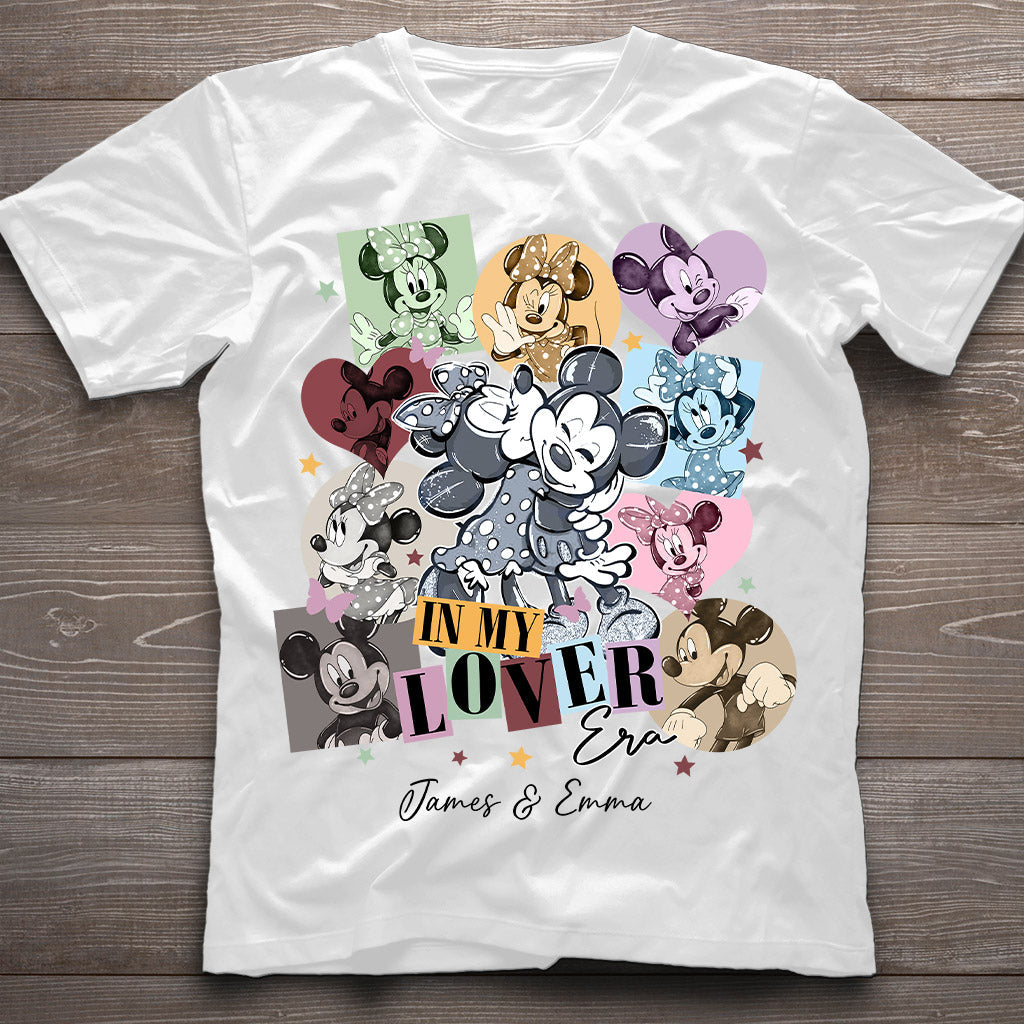 Personalized Couple T-Shirt and Hoodie In My Lover Era Gift for Engagement/Anniversary
