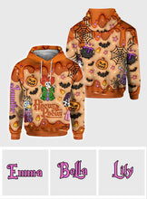 Load image into Gallery viewer, Personalized Halloween All Over Shirt Custom Name for Kids

