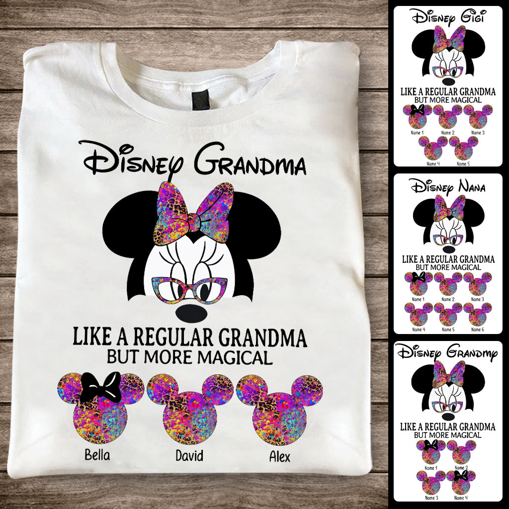 Personalized Disney Grandma T-shirt and Hoodie Gift for Mom