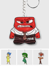 Load image into Gallery viewer, Personalized Anger Keychain Custom Name Gift for Graduation
