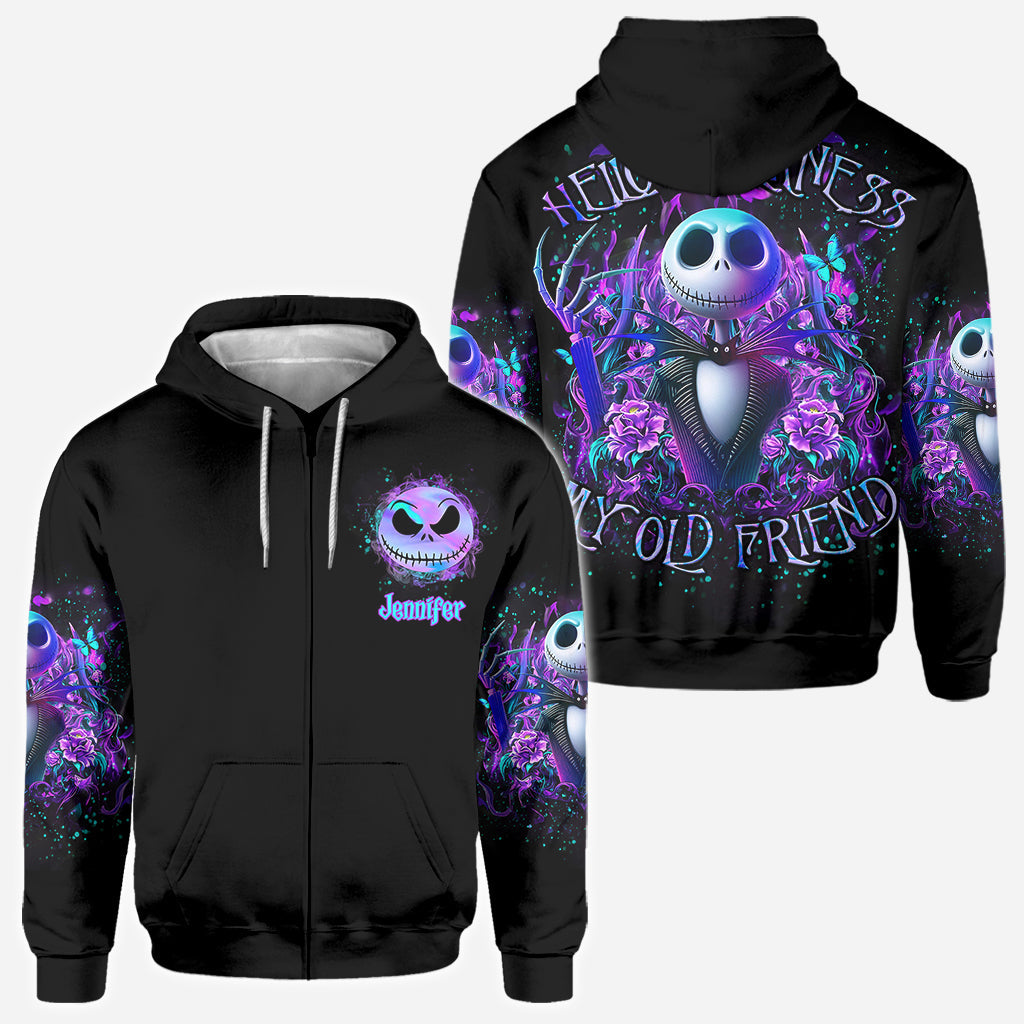 Personalized Nightmare All Over Shirt Custom Name Gift Halloween