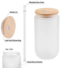 Load image into Gallery viewer, Personalized 16oz Can Glass with Straw for Kids &amp; Adults - Today I Feel Gift
