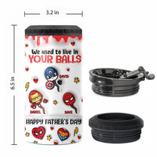 Load image into Gallery viewer, Personalized Marvelous Universe Can Cooler Custom Name Gift for Dad
