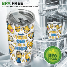 Load image into Gallery viewer, Personalized Minions Tumbler Custom Name Gift for Kids
