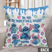 Load image into Gallery viewer, Personalized Autism Awareness Throw Pillow Custom Name Gift
