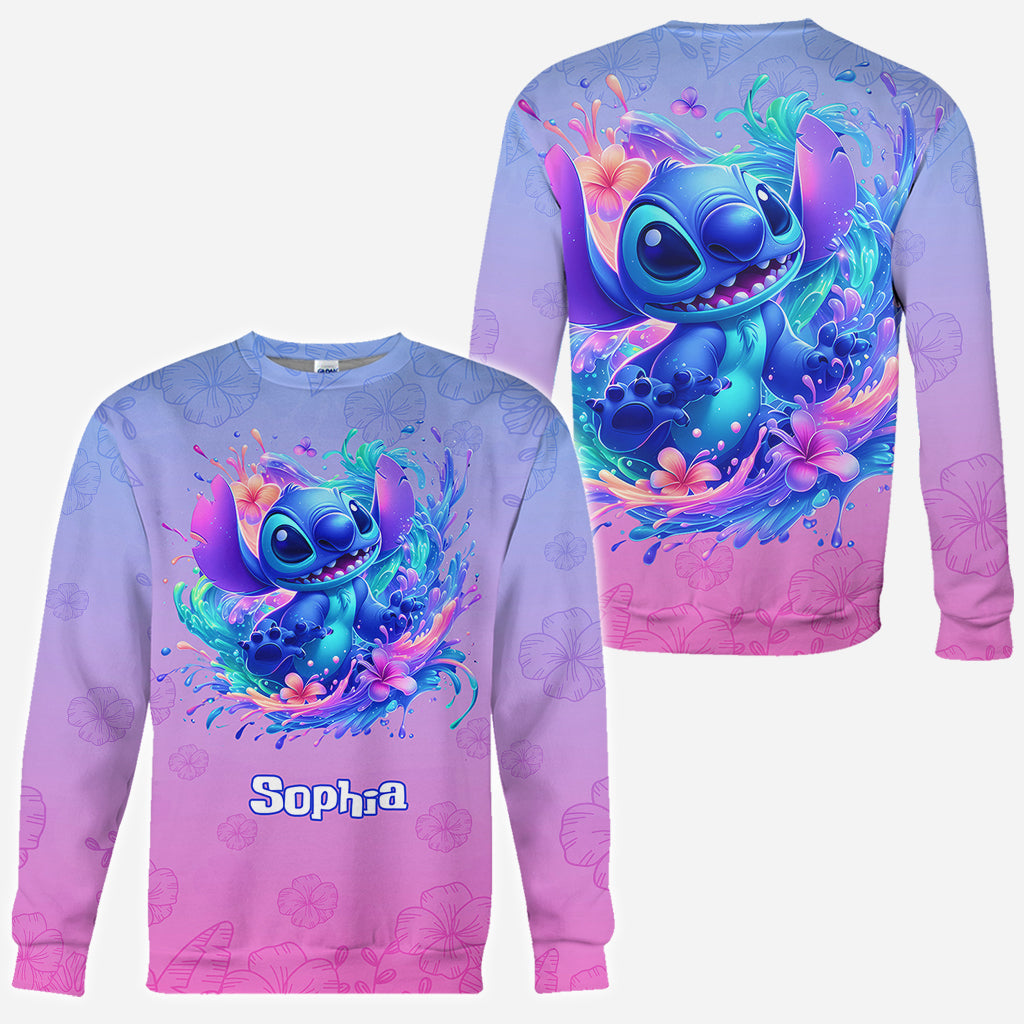 Personalized Ohana All Over Shirt Custom Name Gift for Family