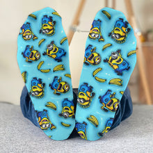 Load image into Gallery viewer, Personalized Minion Socks Custom Name Fun Gift for Kids
