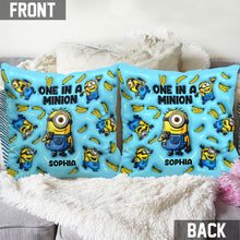 Load image into Gallery viewer, Personalized Minion Throw Pillow Custom Name Gift
