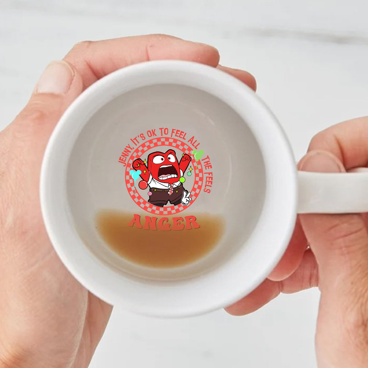 Personalized Hidden Message Mug Custom Name Gift for Mom