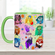 Load image into Gallery viewer, Personalized Accent Mug with Emotions Design Gift for Friends

