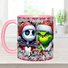 Load image into Gallery viewer, Personalized Nightmare Christmas Accent Mug Custom Name Gift
