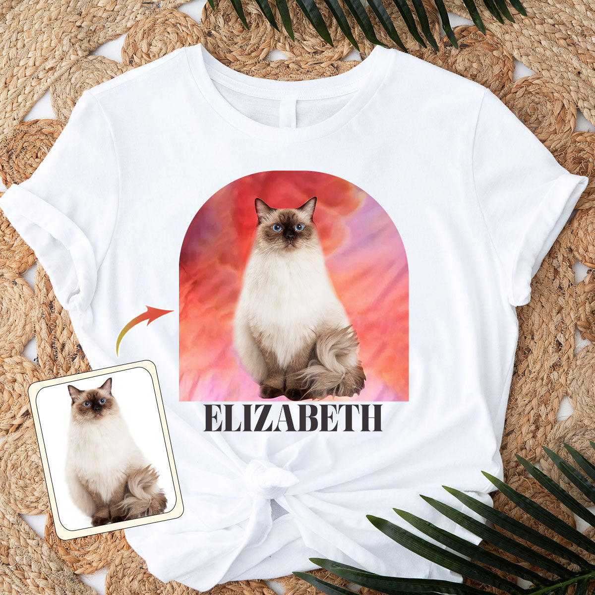 Personalized Cat T-Shirt & Hoodie Custom Name Gift for Cat Lovers