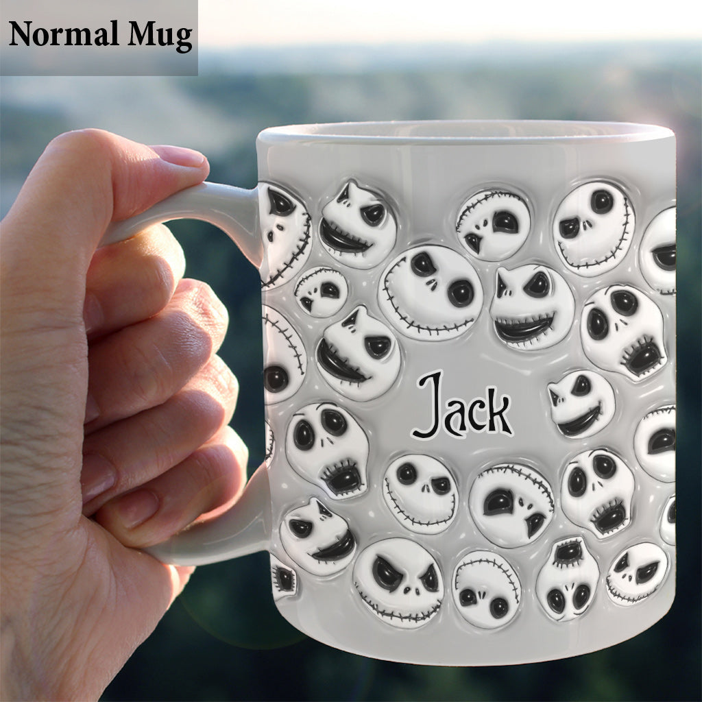 Personalized Nightmare Before Coffee Mug with Custom Name