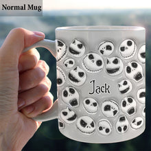 Load image into Gallery viewer, Personalized Nightmare Before Coffee Mug with Custom Name
