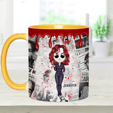 Load image into Gallery viewer, Personalized Accent Mug with Unique True Crime Design
