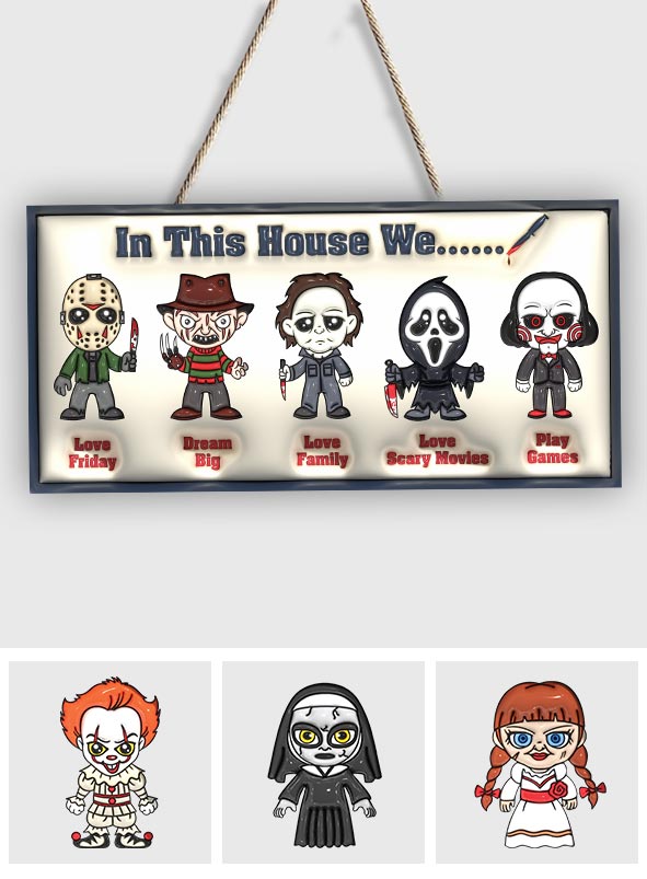 Personalized Wood Sign Custom Shape Family Home Decor Gift