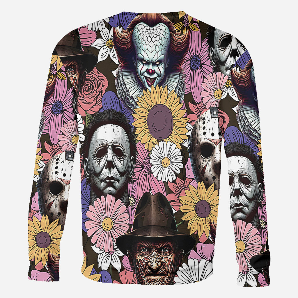 Personalized Horror Themed All Over Shirt Custom Design Gift