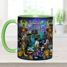 Load image into Gallery viewer, Personalized Halloween Accent Mug Custom Name Gift Idea
