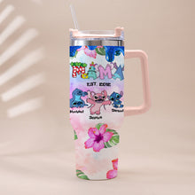 Load image into Gallery viewer, Personalized Ohana Tumbler with Handle Custom Name Gift for Mom
