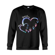 Load image into Gallery viewer, Personalized Grandma T-Shirt &amp; Hoodie with Ohana Design for Family Gifts
