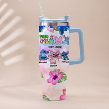 Load image into Gallery viewer, Personalized Ohana Tumbler with Handle Custom Name Gift for Mom
