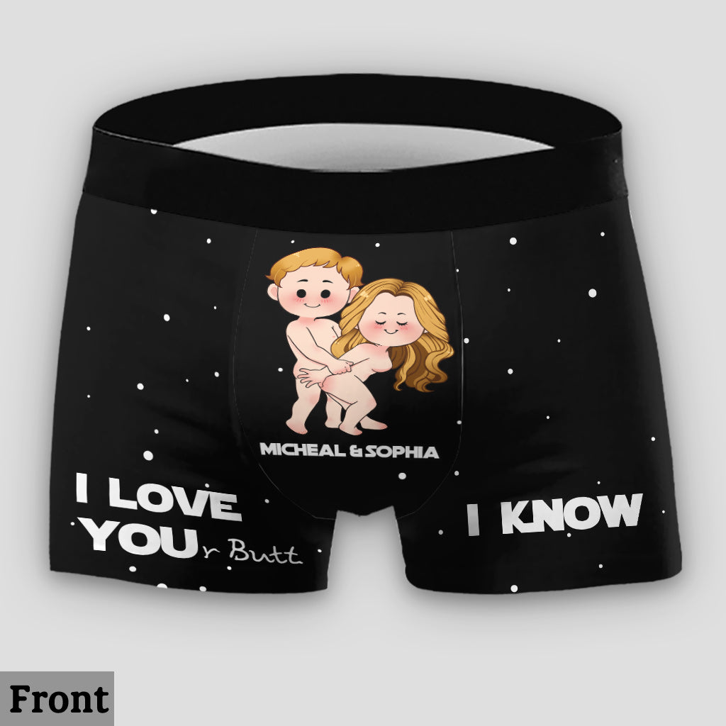 Personalized Couple Briefs & Boxers Funny Gift for Anniversary