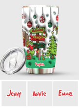 Load image into Gallery viewer, Personalized Grinch Christmas Tumbler Custom Name Gift
