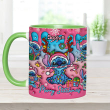 Load image into Gallery viewer, Personalized Ohana Accent Mug Christmas Gift for Mom
