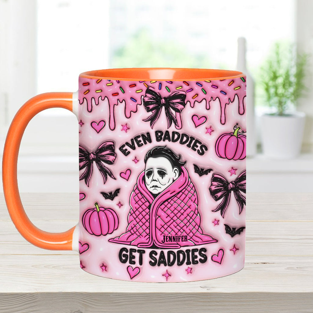 Personalized Two-Tone Accent Mug with Halloween Theme Gift