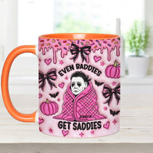Load image into Gallery viewer, Personalized Two-Tone Accent Mug with Halloween Theme Gift
