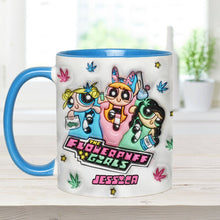 Load image into Gallery viewer, Personalized Weed Accent Mug Custom Name Gift for Her
