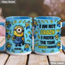Load image into Gallery viewer, Personalized Ceramic Accent Mug Funny Quote Custom Name Gift
