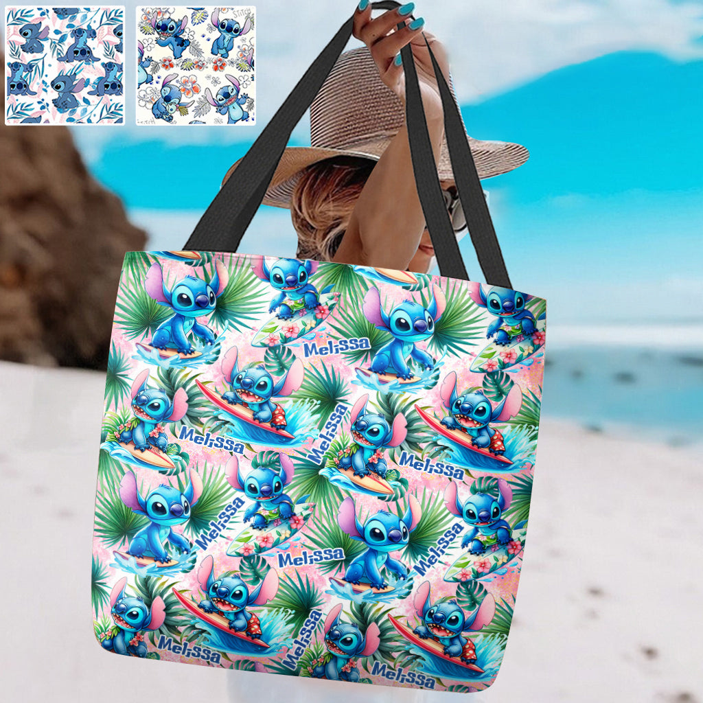 Personalized Ohana Tote Bag Custom Name Summer Gift