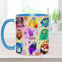 Load image into Gallery viewer, Personalized Accent Mug with Emotions Design Gift for Friends

