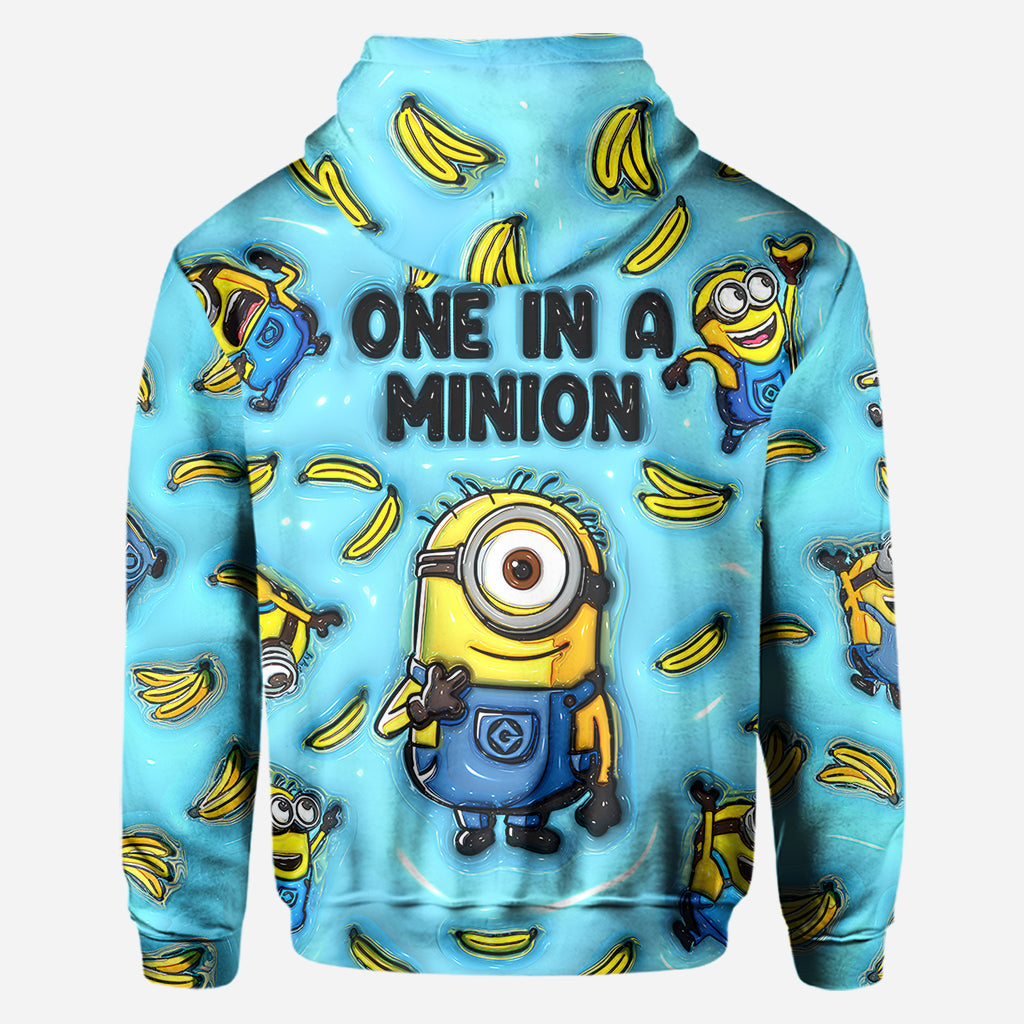 Personalized Minion All Over Shirt Custom Name Birthday Gift