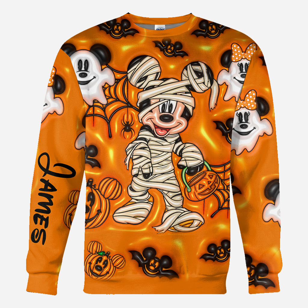 Personalized Halloween All-Over Shirt Custom Name Gift