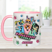 Load image into Gallery viewer, Personalized Weed Accent Mug Custom Name Gift for Her
