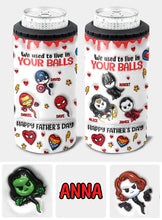 Load image into Gallery viewer, Personalized Marvelous Universe Can Cooler Custom Name Gift for Dad
