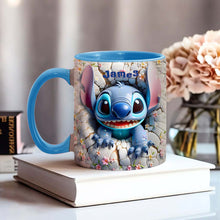 Load image into Gallery viewer, Personalized Ohana Accent Mug Custom Name Gift for Kids
