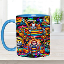 Load image into Gallery viewer, Personalized Halloween Accent Mug Custom Name Unique Gift
