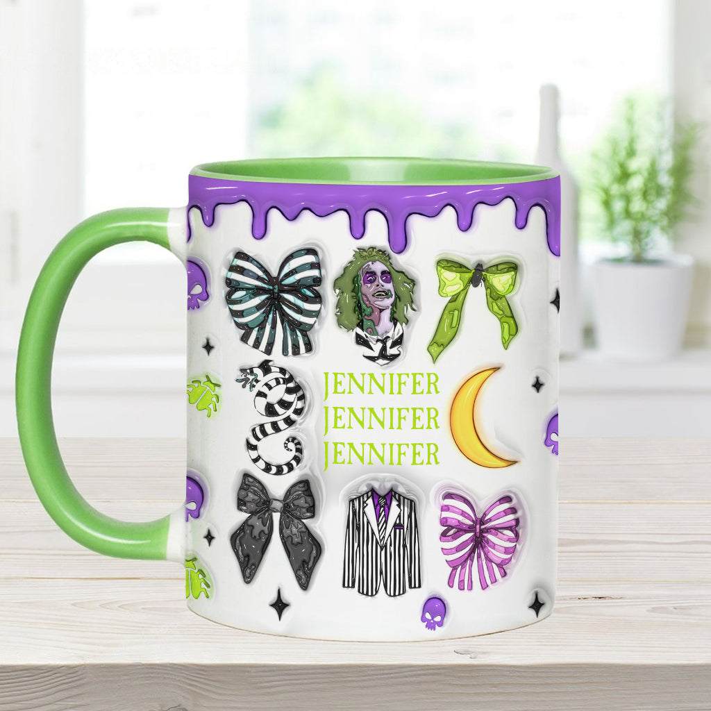 Personalized Accent Mug with Unique Design for Halloween Gift