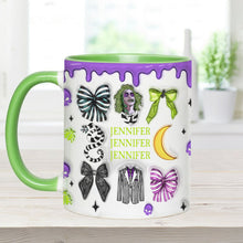 Load image into Gallery viewer, Personalized Accent Mug with Unique Design for Halloween Gift
