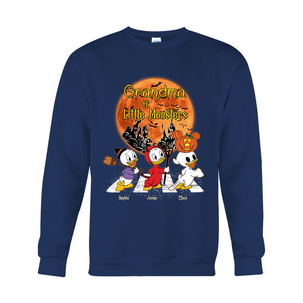 Personalized Grandma Of Little Monsters T-shirt & Hoodie for Halloween Gift